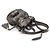 BORSA A MANO LANCEL PREMIER FLIRT PM A04652 PELLE EFFETTO COCCO GRIGIO TRACOLLA - vista 6