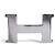 Hermès HEBILLA DE CINTURÓN HERMES CONSTANCE XL 42MM EN ACERO CEPILLADO Plata