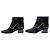 STIVILETTI CHANEL G34929 CATENA LOGO CC 41 CANGIUME NERO CON TACCO - vista 2
