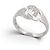 NEU DINH VAN MENOTTES R8 RING 18K WEISSGOLD 2.9GR 15 DIAMANTEN T53 RING Silber