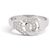 NEU DINH VAN MENOTTES R8 RING 18K WEISSGOLD 2.9GR 15 DIAMANTEN T53 RING Silber - Ansicht 2