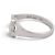 NEU DINH VAN MENOTTES R8 RING 18K WEISSGOLD 2.9GR 15 DIAMANTEN T53 RING Silber - Ansicht 3