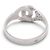 NEU DINH VAN MENOTTES R8 RING 18K WEISSGOLD 2.9GR 15 DIAMANTEN T53 RING Silber - Ansicht 4