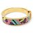 Hermès BRACELET HERMES CLIC H LE CHAT CARRE H700004FVF2GM EMAIL 17 CM STRAP BANGLE Mehrfarben - Ansicht 4
