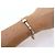NUOVO BRACCIALE DODO POMELLATO GRANELLI ARGENTO 925 & ORO ROSA 9K CHARMS BANGLE - vista 17