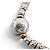 NUOVO BRACCIALE DODO POMELLATO GRANELLI ARGENTO 925 & ORO ROSA 9K CHARMS BANGLE - vista 8