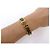 Hermès BRACCIALE HERMES CLIC H LES LEOPARDS SMALTO NERO DORATO 15.7CM EDIZIONE LIMITATA BANGLE - vista 10