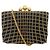 BORSA A MANO ELIE SAAB MINAUDIERE CHAIN CAGE POUCH BORSA A TRACCOLLA POUCH BAG Nero