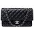 BOLSO DE MANO CHANEL TIMELESS CLASSIQUE MEDIUM A01112 DE CUERO ACOLCHADO Negro