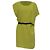 Vestido corto con cinturón Diane Von Furstenberg en triacetato verde lima