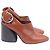 Mules Slingback Wave da Chloé em couro marrom Vermelho
