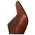 Mules Slingback Wave da Chloé em couro marrom Vermelho - vista 11