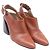 Mules Slingback Wave da Chloé em couro marrom Vermelho - vista 3