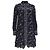 Autre Marque Mini abito a maniche lunghe stampato Tanya Taylor in seta blu navy Blu chiaro - vista 2