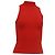 Milly Strick-Tanktop mit Stehkragen aus roter Viskose