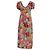 Abito midi Fruit Salad Farm Rio in cotone multicolore