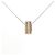 Autre Marque Collana di diamanti Pt950 Au750 Au750 Pt850 Argento