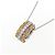 Autre Marque Collana di diamanti Pt950 Au750 Au750 Pt850 Argento - Ansicht 3