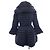 Moncler COUPERIN Daunenmantel Schwarz - Ansicht 2
