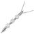 Autre Marque Collier Three Stone Diamond 2way Pt900 Pt850 Argenté - vue 3