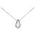 Autre Marque Collier Three Stone Diamond 2way Pt900 Pt850 Argenté - vue 6