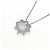 Autre Marque Diamantenhalskette PT900 PT850 Silber - Ansicht 3
