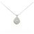 Autre Marque Diamantenhalskette PT900 PT850 Silber