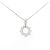 Autre Marque Collana in diamanti PT900 PT850 Argento