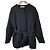 Autre Marque Abrigo sin cuello de lana United Arrows Negro