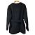 Autre Marque Abrigo sin cuello de lana United Arrows Negro - vista 2