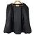 Autre Marque Abrigo sin cuello de lana United Arrows Negro - vista 3