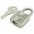 Hermès Cadena110 Padlock with Key Silvery