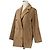 Max Mara REBUS Wool Cashmere Blend Short Coat Beige Camel - view 2