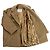 Max Mara REBUS Wool Cashmere Blend Short Coat Beige Camel - view 6