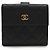 Cartera bifold Chanel Matelasse Caviar Skin Negro
