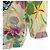 Camisa de seda Gucci ZANXO S/S Rosa Azul Beige - vista 7