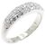 Autre Marque Anillo Ponte Vecchio Pavé Au750 Diamante Plata