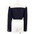 Miu Miu Virgin Wool Tailored Jacket Blue Cream Navy blue - view 5