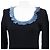Vestido Chanel 02A P20257 em Rayon e Nylon Preto - vista 2