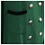 Abrigo largo de lana Chanel Boutique Negro Verde - vista 12
