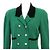 Abrigo largo de lana Chanel Boutique Negro Verde - vista 2