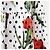 Dolce & Gabbana Vestido plissado de algodão Dolce&Gabbana Branco Vermelho - vista 12