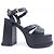 Louis Vuitton Maya Leder-Sandalen Schwarz