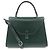 Bolso de mano Valextra ISIDE de cuero verde