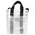 Borsa a spalla mini tote G-Shopper Givenchy in polietilene Nero Bianco - vista 2