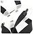Borsa a spalla mini tote G-Shopper Givenchy in polietilene Nero Bianco - vista 5