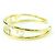 Bangles Fendi First motivo FF D'oro - vista 3