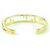 Bangles Fendi First motivo FF D'oro - vista 4