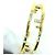 Bangles Fendi First motivo FF D'oro - vista 6