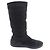 Stivali Chanel Mouton in Shearling Neri Nero - vista 6